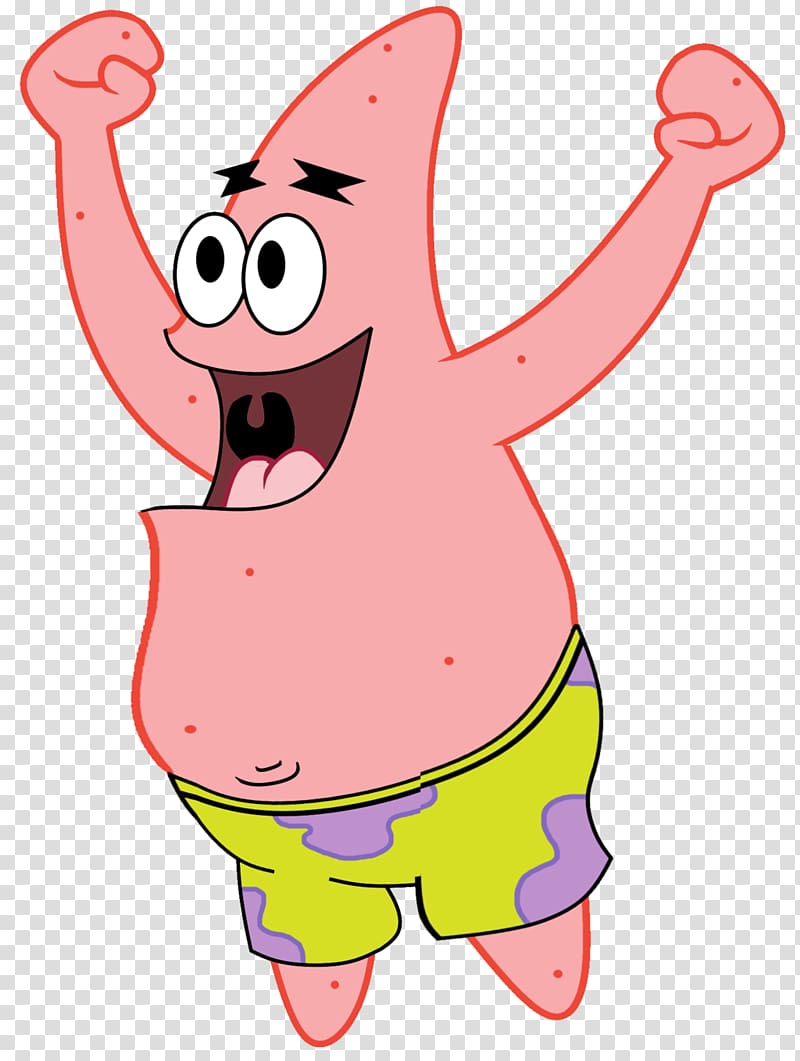Patrick Star Drawing Paddy Transparent Background Png Clipart
