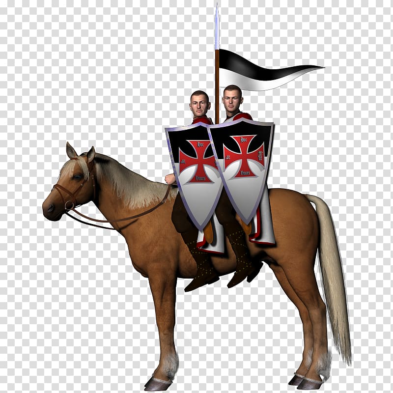 Knights Templar Horse Crusades , Knight transparent background PNG clipart