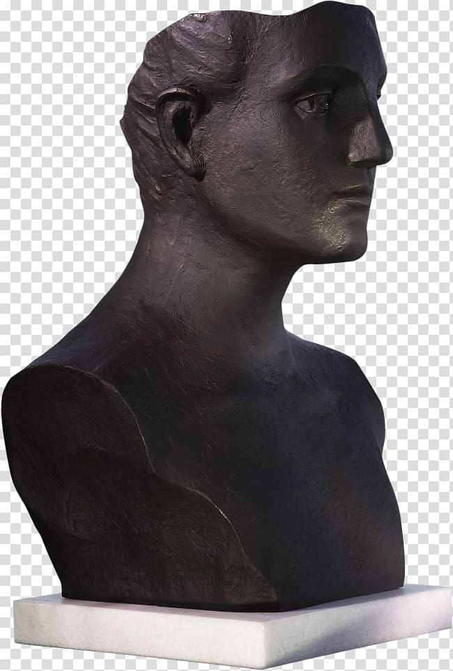 Bronze sculpture Classical sculpture Bust, Statue head transparent background PNG clipart