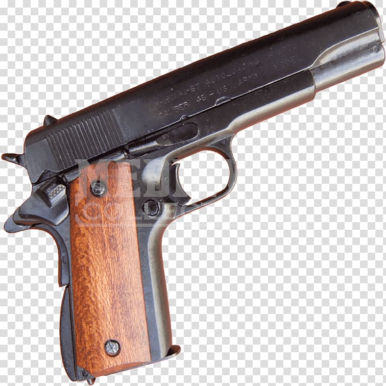 Trigger Firearm Semi-automatic pistol .45 ACP M1911 pistol, Handgun transparent background PNG clipart