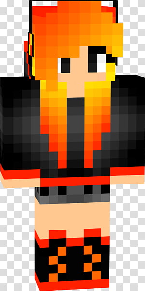 Minecraft Girl Skin transparent background PNG cliparts free download