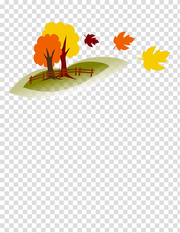 Autumn , fall creative transparent background PNG clipart