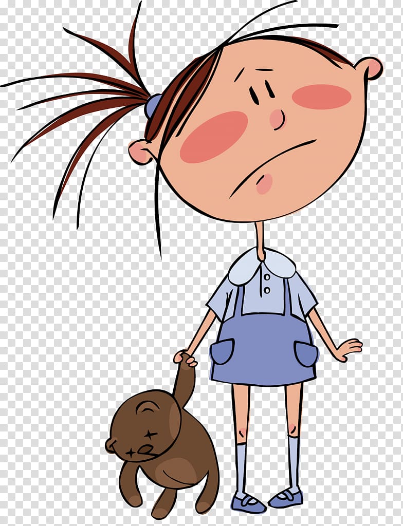 Drawing Cartoon, child transparent background PNG clipart