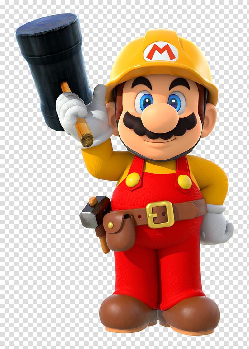 Super Mario Maker Wii U Mario Bros. Super Smash Bros., mario transparent background PNG clipart