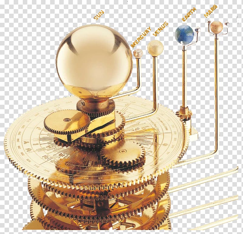 Orrery Solar System model Planet Scale Models, stage build transparent background PNG clipart