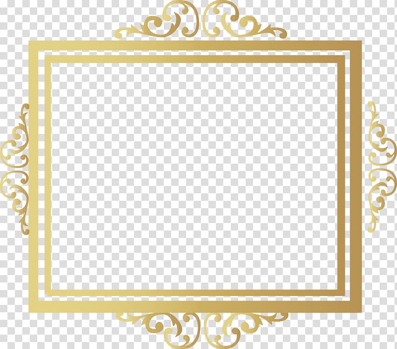 gold ornamental frame , Microsoft PowerPoint Template Presentation, Gold pattern frame transparent background PNG clipart