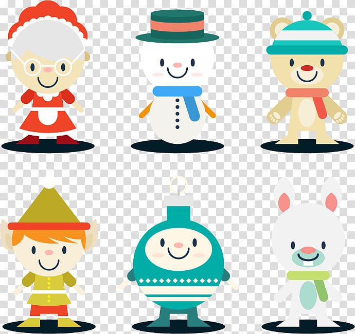 Christmas elf Christmas elf , 6 Christmas cartoon transparent background PNG clipart