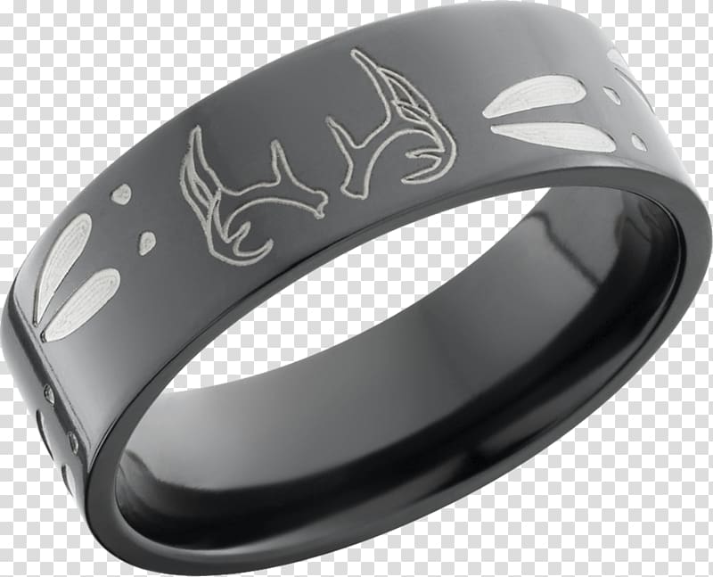 Wedding ring Deer Zirconium Antler, ring transparent background PNG clipart