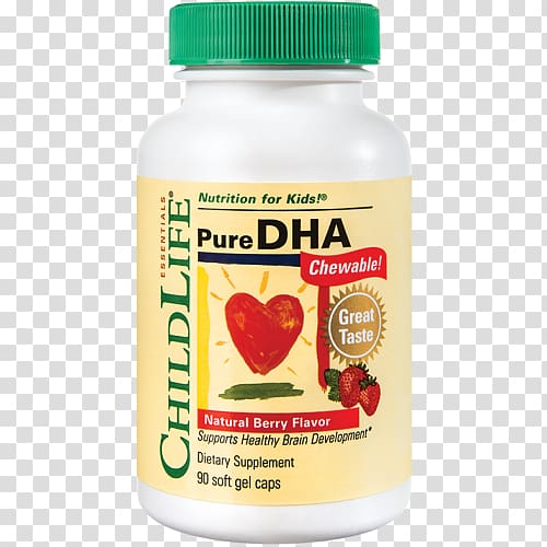 Dietary supplement Docosahexaenoic acid Child life specialist Softgel, pure plant transparent background PNG clipart
