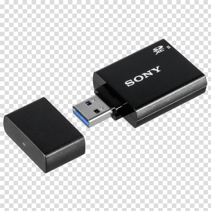 USB Flash Drives Adapter Electronics, Memory Card Reader transparent background PNG clipart