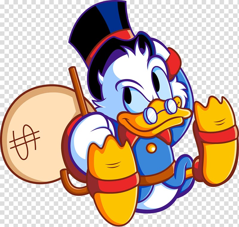 Mickey Mouse Scrooge McDuck Minnie Mouse Ebenezer Scrooge, donald duck transparent background PNG clipart