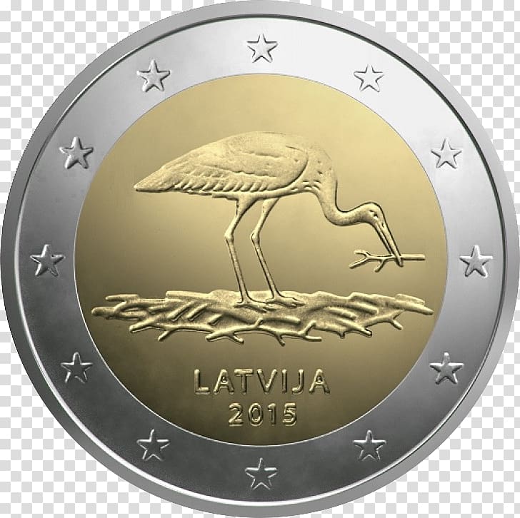 Vidzeme 2 euro commemorative coins 2 euro coin Euro coins, Coin transparent background PNG clipart