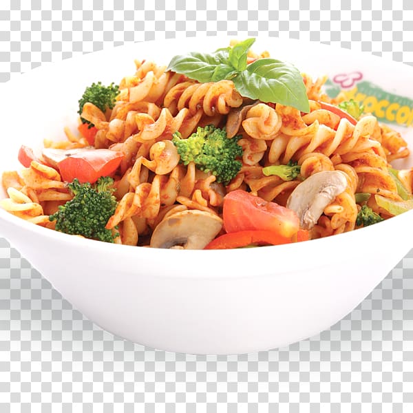 Pasta salad Spaghetti alla puttanesca Lo mein Chow mein Chinese noodles, vegetable transparent background PNG clipart