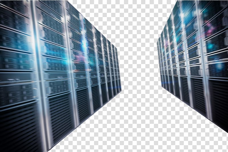 Server room Data center Cloud computing Virtual private server, Data center server room transparent background PNG clipart