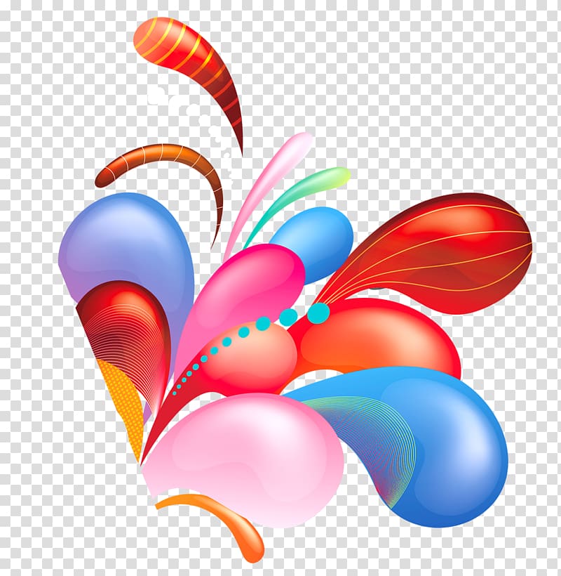 Balloon , Color cartoon fireworks decorative patterns transparent background PNG clipart
