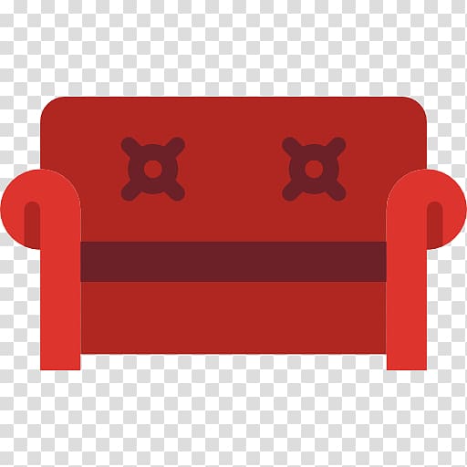 Rectangle Font, A red sofa transparent background PNG clipart