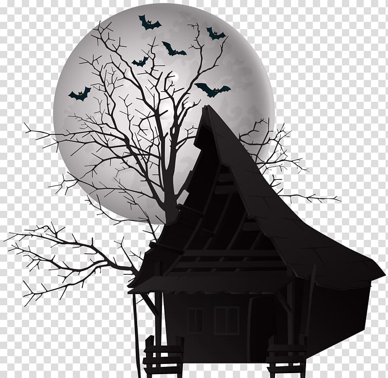 Halloween , Halloween Scary House transparent background PNG clipart