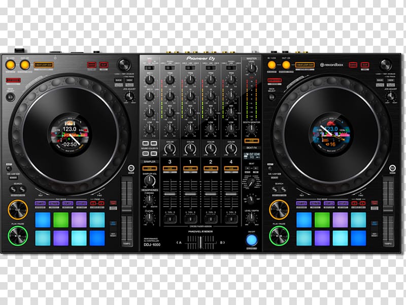 DJ controller Pioneer DJ Disc jockey CDJ-2000, Pioneer dj transparent background PNG clipart