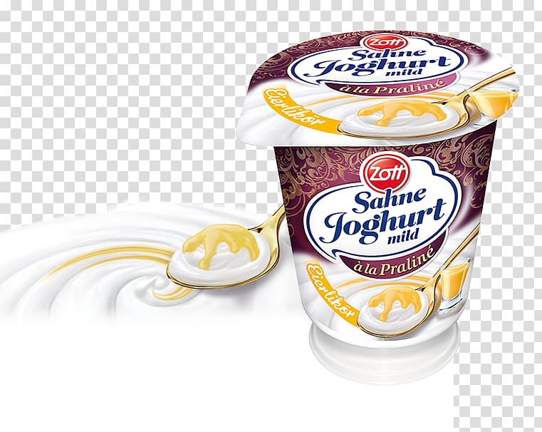 Zott Yoghurt Food Flavor Dairy Products, Joghurt transparent background PNG clipart