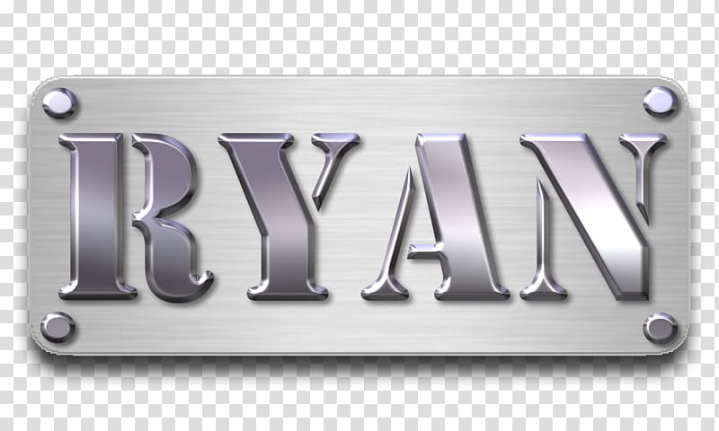 Metal Logo Brand, name plate transparent background PNG clipart