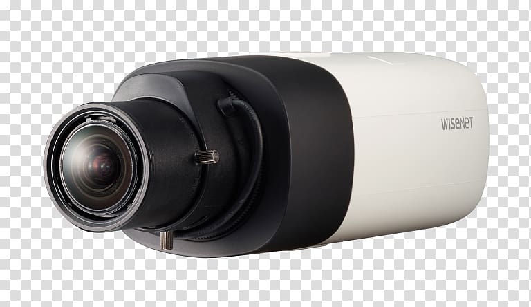 Hanwha Aerospace IP camera Closed-circuit television Samsung, Camera transparent background PNG clipart