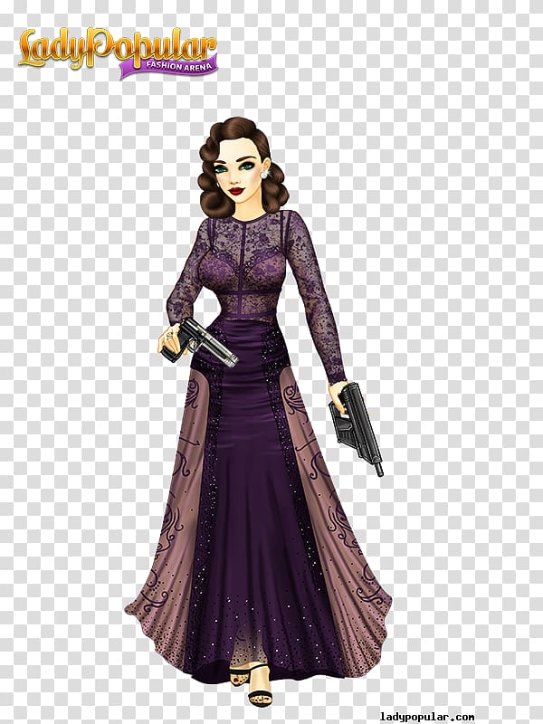 Lady Popular Fashion 2nd Costume design 1st, roger moore transparent background PNG clipart