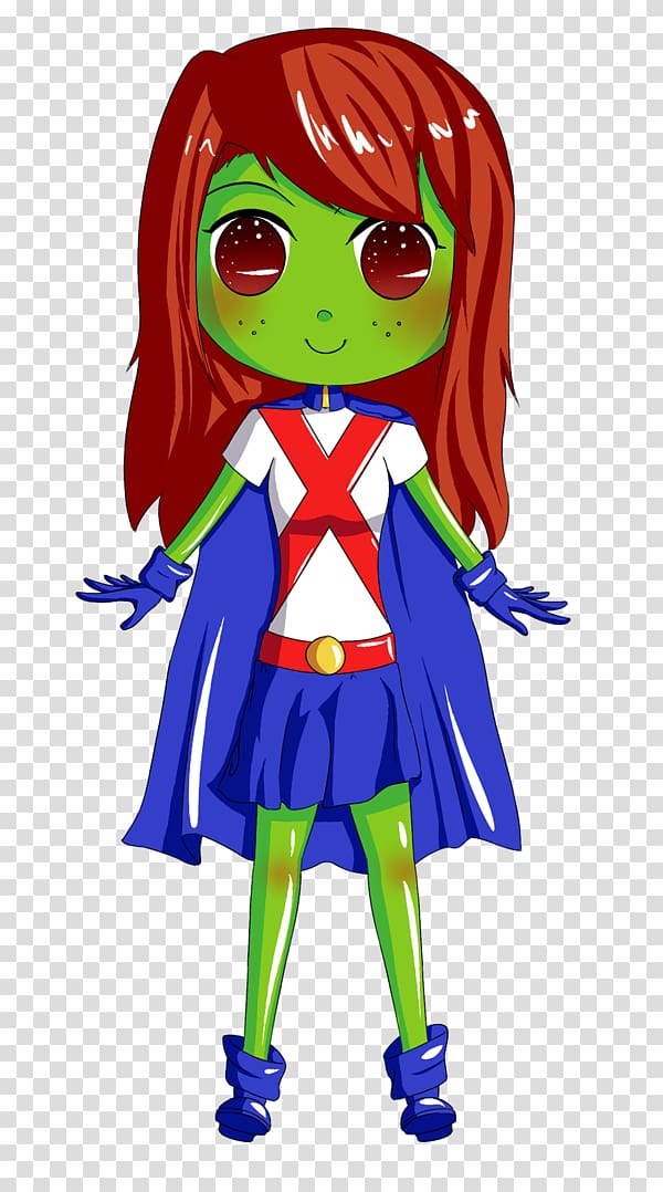 Illustration Superhero Outerwear Human, miss martian transparent background PNG clipart