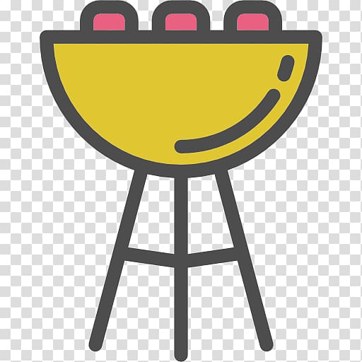 Barbecue Grilling Roasting Icon, Cartoon grill transparent background PNG clipart