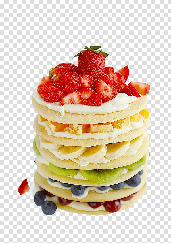 Rainbow cookie Fruitcake Pancake Layer cake Cupcake, fruit cake transparent background PNG clipart