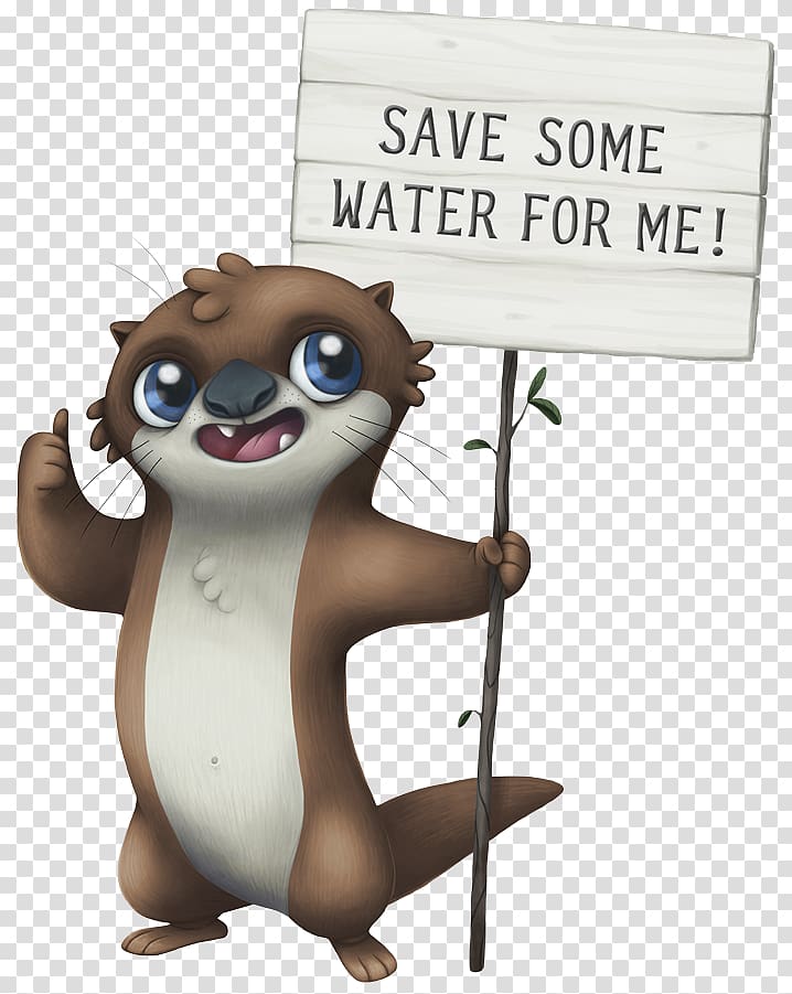 Water4Otter Water efficiency Water conservation, water transparent background PNG clipart