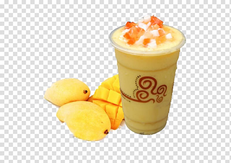 Smoothie Tea Juice Health shake, Mango tribute tea transparent background PNG clipart