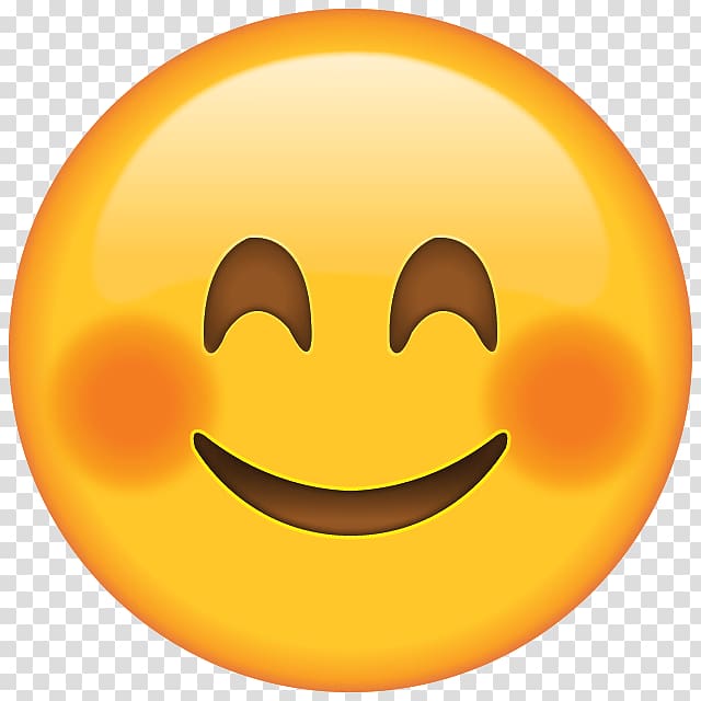 smiley emoji, Blushing Emoji Smiley Face , Smile transparent background PNG clipart