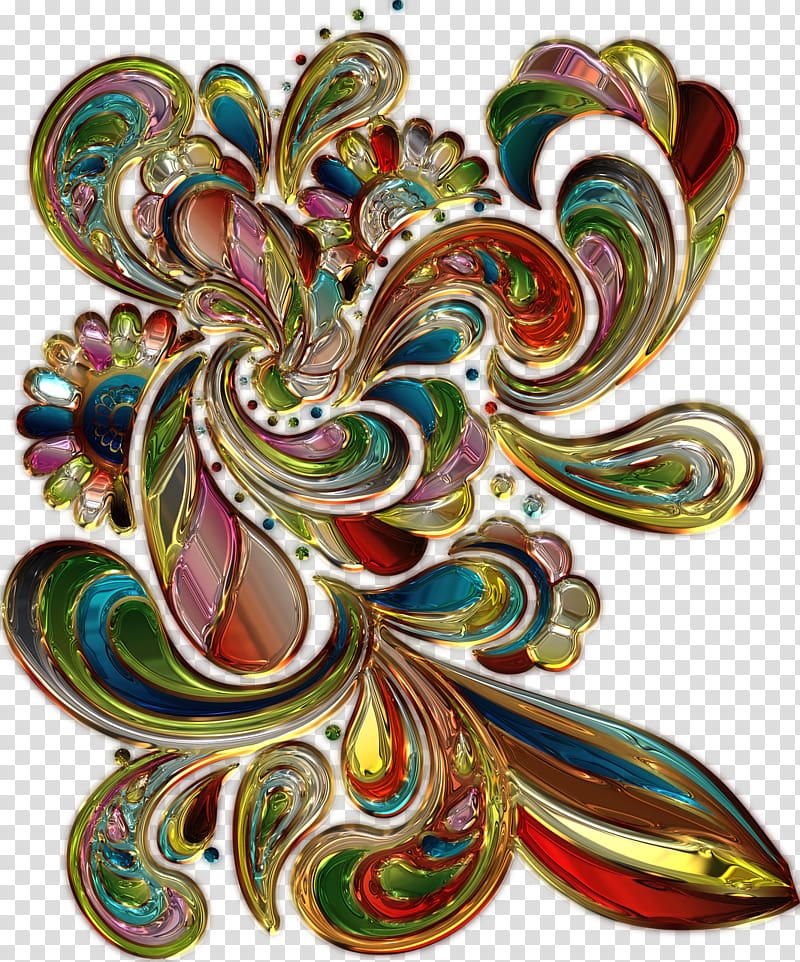 Color Ornament Art Deco, art deco transparent background PNG clipart