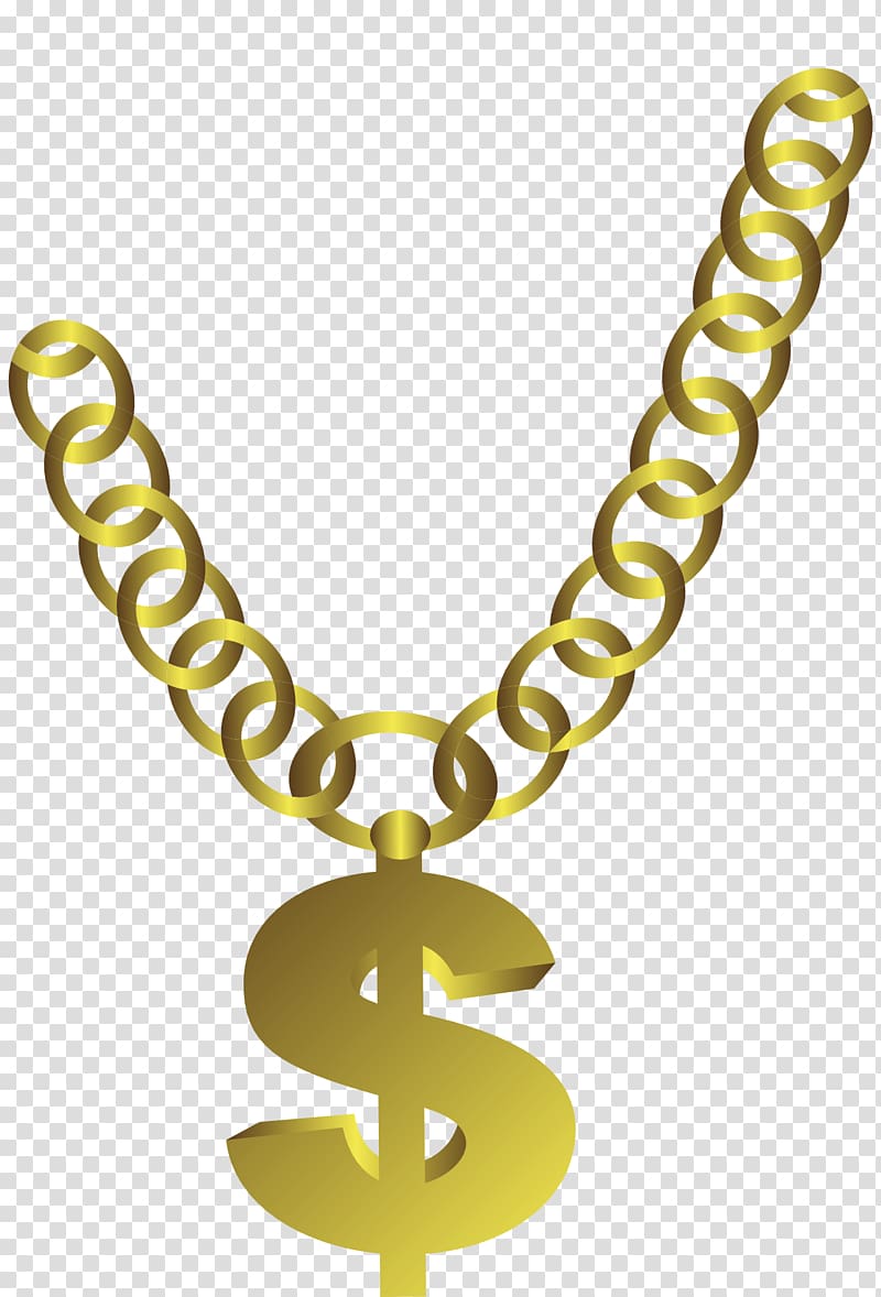 T-shirt Gold Chain Necklace, Gold Necklace transparent background PNG clipart
