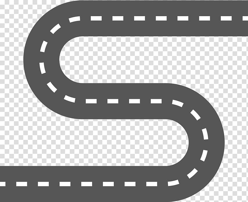 gray road illustration, Road, Winding road transparent background PNG clipart