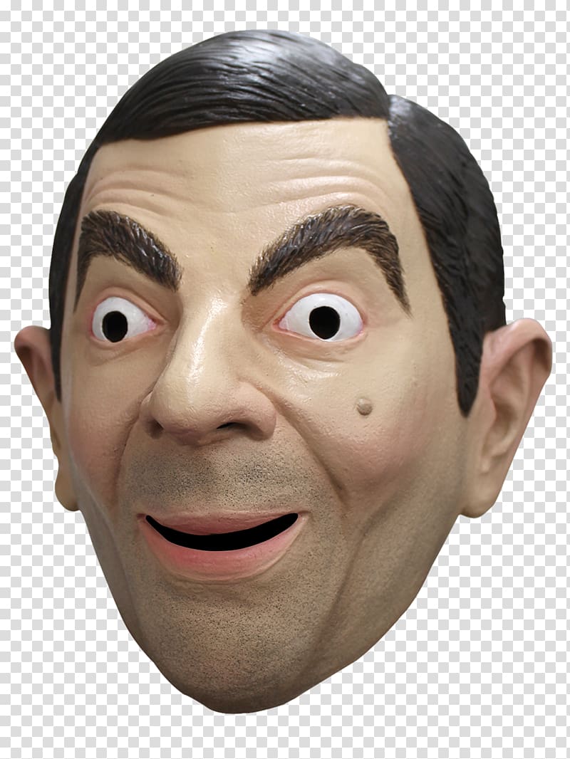 Rowan Atkinson Mr. Bean Latex mask Costume, mr. bean transparent background PNG clipart