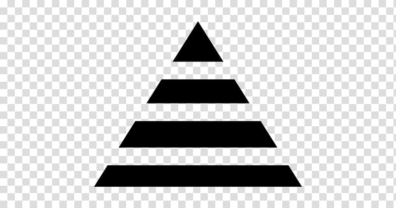 Triangle Black and white Shape, triangle transparent background PNG ...