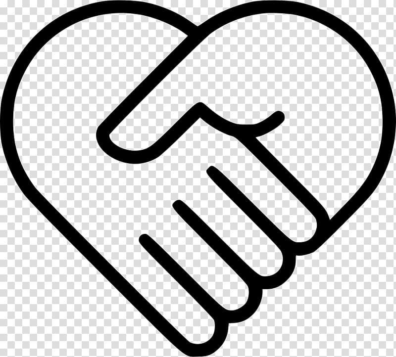 black and white hand logo, Computer Icons Handshake Symbol, shake hands  transparent background PNG clipart