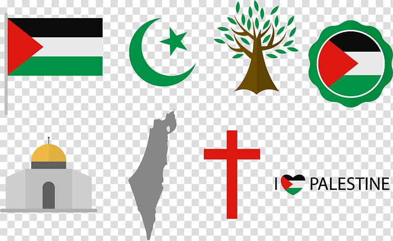 State of Palestine, Foreign Flag Castle Collection transparent background PNG clipart