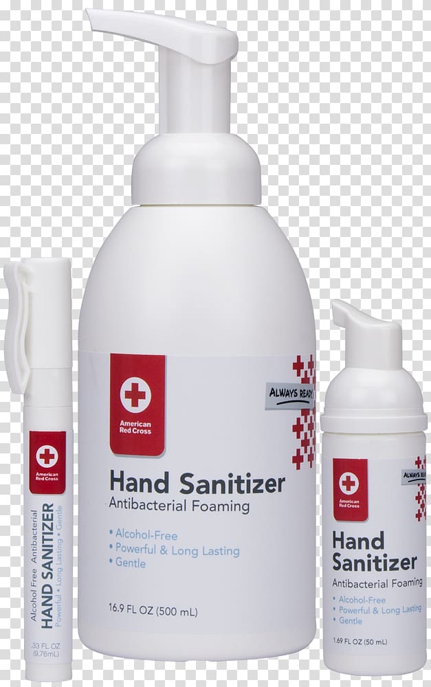American Red Cross Hand sanitizer Liquid Volume Lotion, Hand Sanitizer transparent background PNG clipart