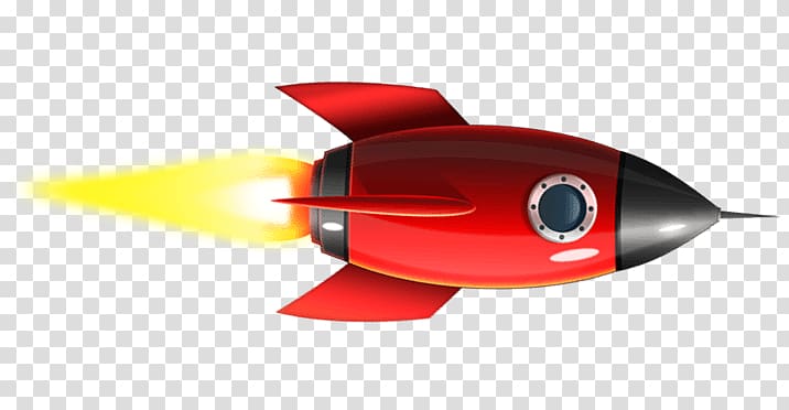 Spaceflight Rocket Contact page, Red rocket transparent background PNG clipart