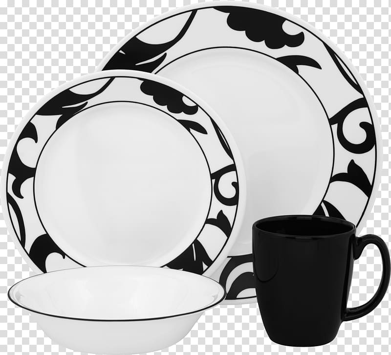 Tableware Corelle Plate Bowl Teacup, plates transparent background PNG clipart