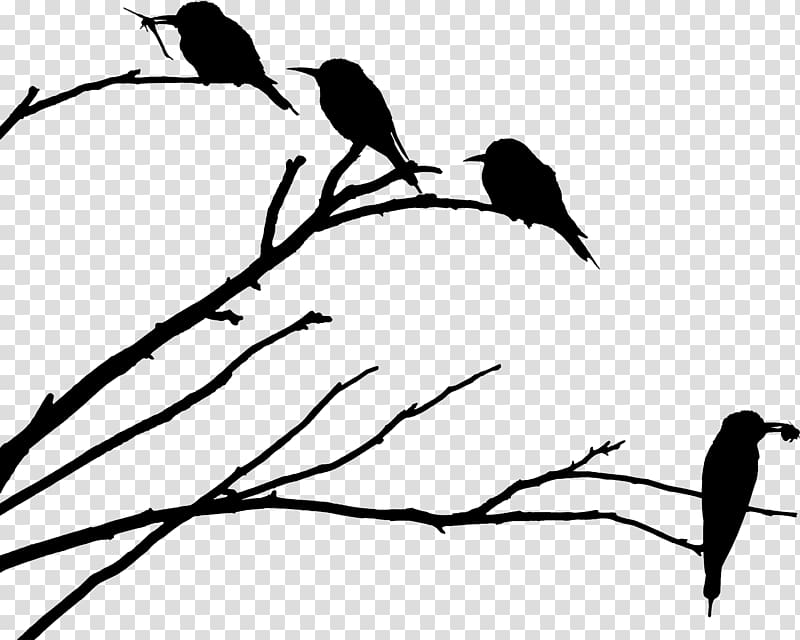 European bee-eater Bird Silhouette, european wind border transparent background PNG clipart