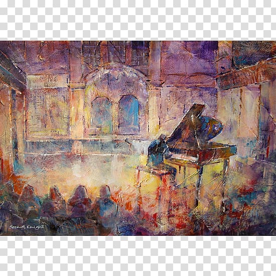 Watercolor painting Recital Piano Pianist, piano transparent background PNG clipart