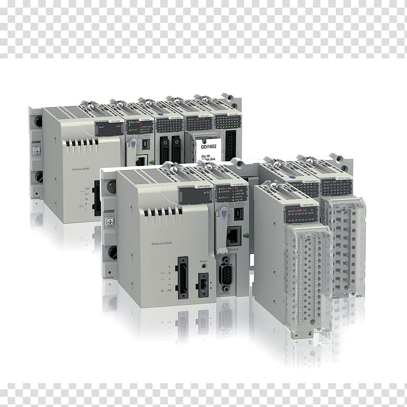 Modicon Schneider Electric Circuit breaker Automation Programmable Logic Controllers, Programmable Logic Device transparent background PNG clipart