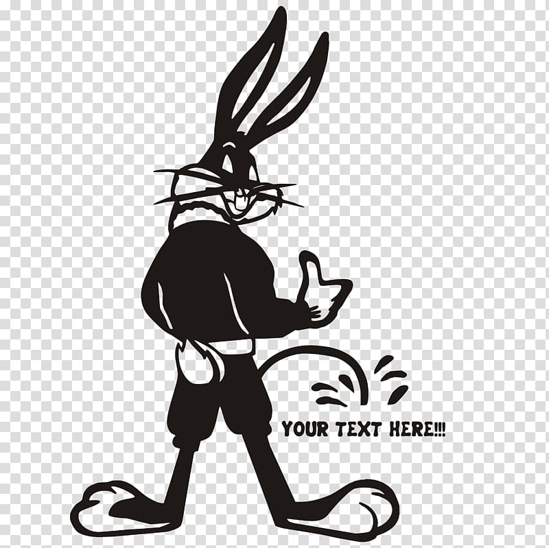 Bugs Bunny Sticker Wile E. Coyote and the Road Runner Character, bugs bunny transparent background PNG clipart