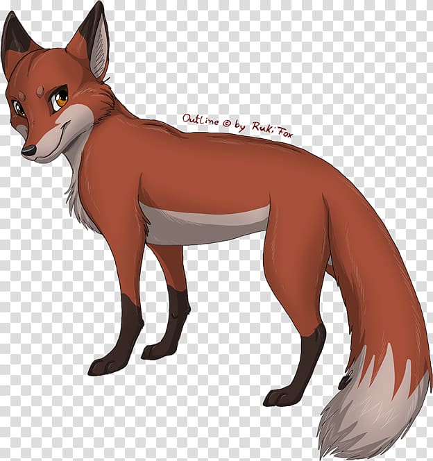 Red fox Drawing Male Art, fox transparent background PNG clipart