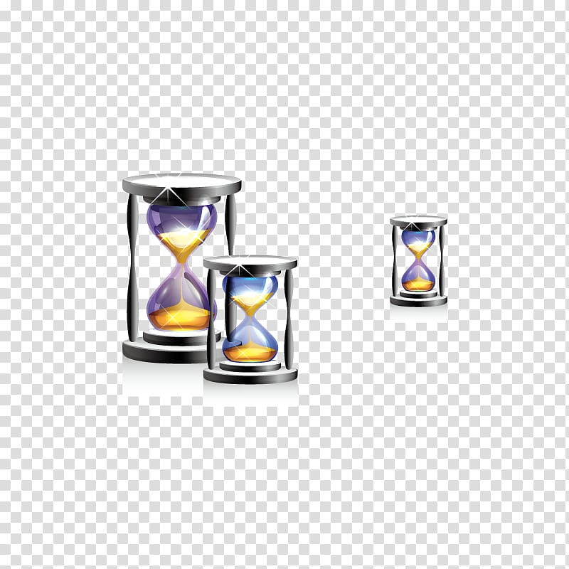 Hourglass Timer, Blue and purple hourglass transparent background PNG clipart