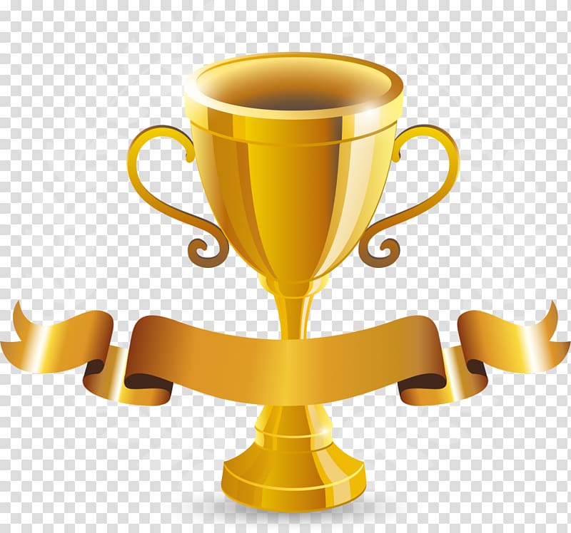 gold cup trophy illustration, Prize Competition Award Business Cricket, golden cup transparent background PNG clipart