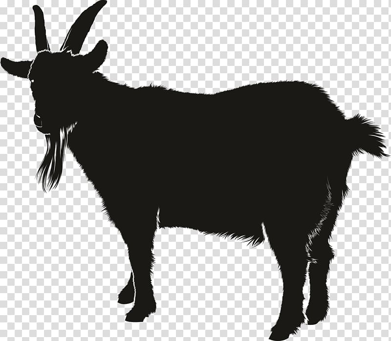 goat clip art black and white